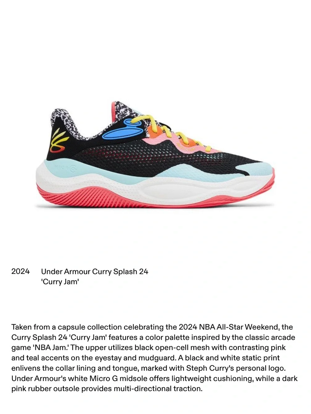 Under Armour Curry Splash 24 ‘Curry Jam’